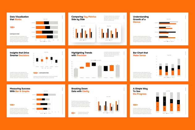 条形图数据统计展示PPT模板 - PPT派 条形图数据统计展示PPT模板 - PPT派