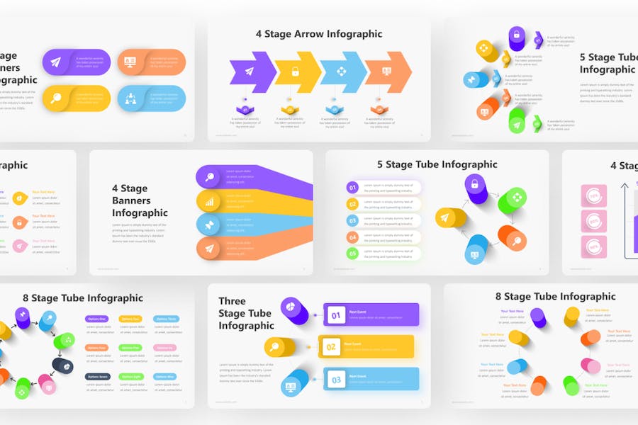 阶段数据信息图表PowerPoint-模板 - PPT派 阶段数据信息图表PowerPoint-模板 - PPT派