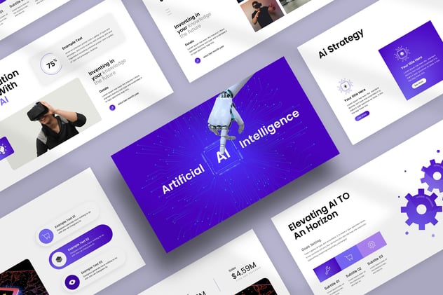 AI人工智能科技keynote模板 - PPT派