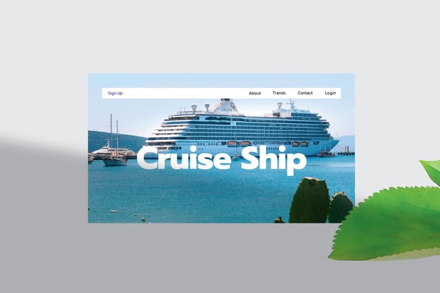 蓝色海洋风邮轮旅游行程介绍Keynote模板 - PPT派 蓝色海洋风邮轮旅游行程介绍Keynote模板 - PPT派
