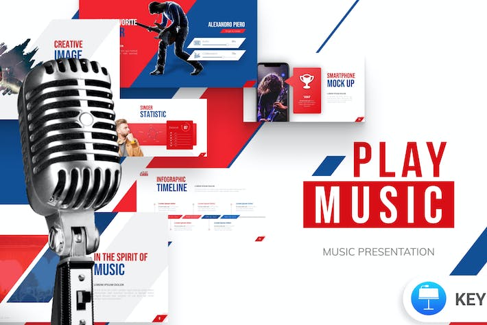 音乐演唱会活动策划Keynote模板 - PPT派