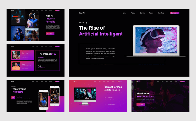 AI 人工智能主题演讲keynote模板 - PPT派 AI 人工智能主题演讲keynote模板 - PPT派