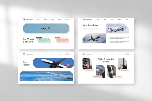 飞行动力学航空公司keynote模板 - PPT派 飞行动力学航空公司keynote模板 - PPT派