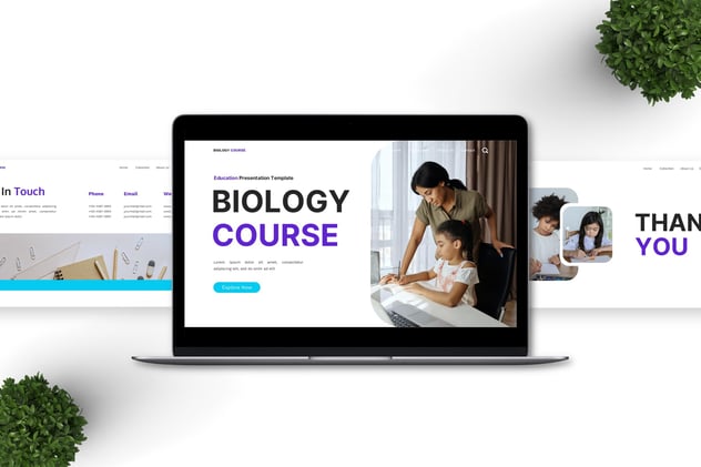 生物教育课程教学知识Keynote模板 - PPT派 生物教育课程教学知识Keynote模板 - PPT派