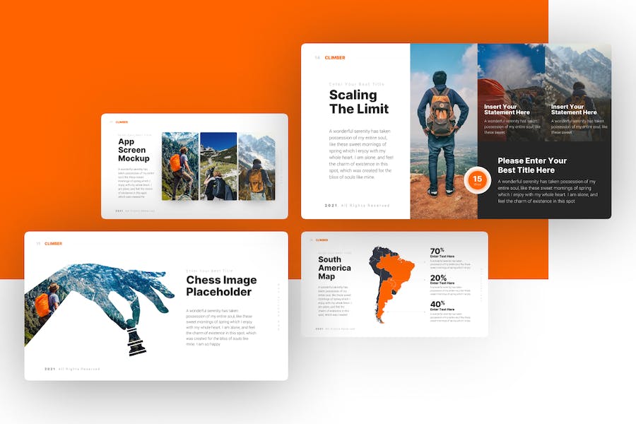 登山者户外运动主题演讲keynote模板 - PPT派 登山者户外运动主题演讲keynote模板 - PPT派