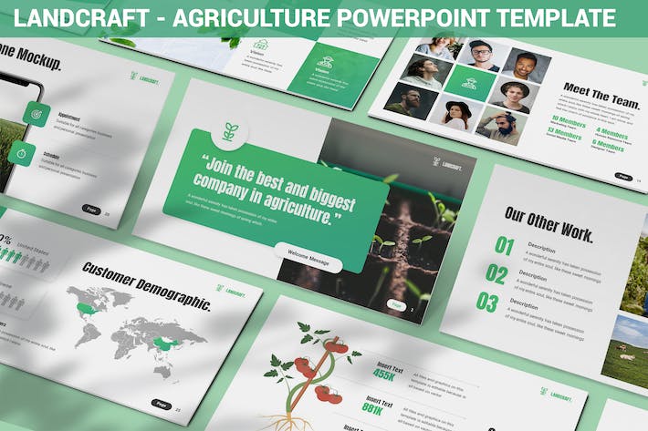 农业种植畜牧业养殖工艺农业主题PPT模板 - PPT派