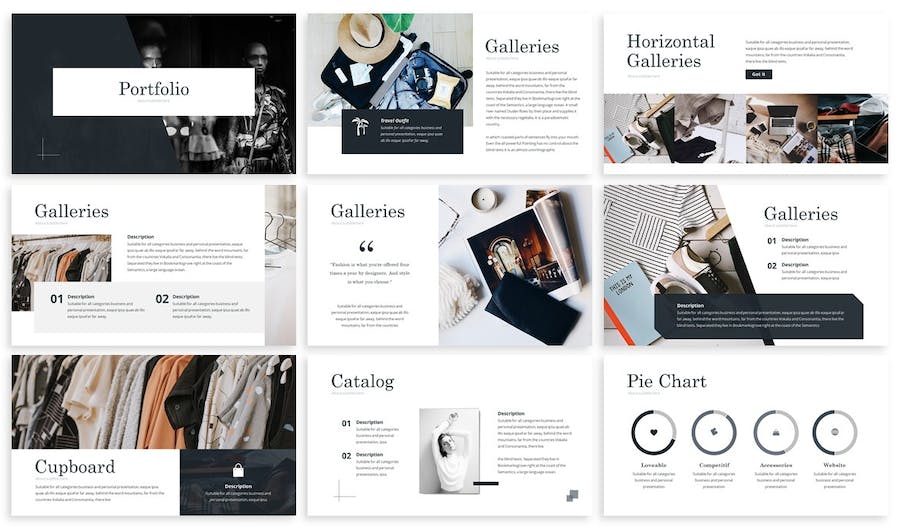 摄影时尚品牌视觉创作Keynote模板 - PPT派 摄影时尚品牌视觉创作Keynote模板 - PPT派