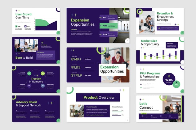 创业启动融资路演推介讲述展示Keynote模板 - PPT派