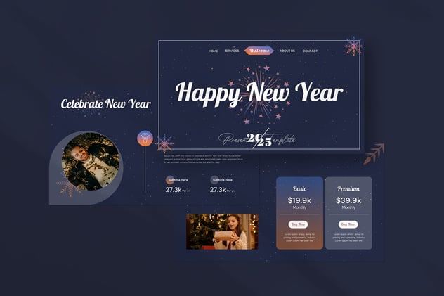 新年活动主题keynote模板 - PPT派 新年活动主题keynote模板 - PPT派
