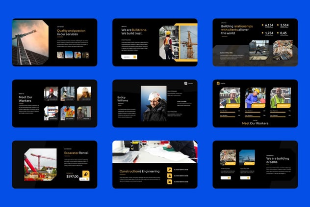 建筑工程品牌项目合作Keynote模板 - PPT派 建筑工程品牌项目合作Keynote模板 - PPT派