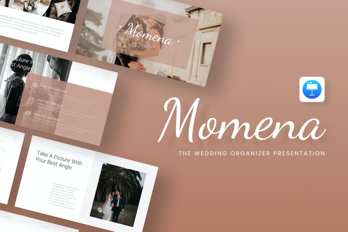 极简婚礼活动策划现场展示keynote模板 - PPT派