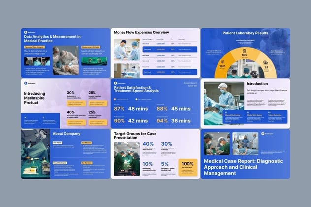 医疗案例分析研究报告PPT模板 - PPT派 医疗案例分析研究报告PPT模板 - PPT派