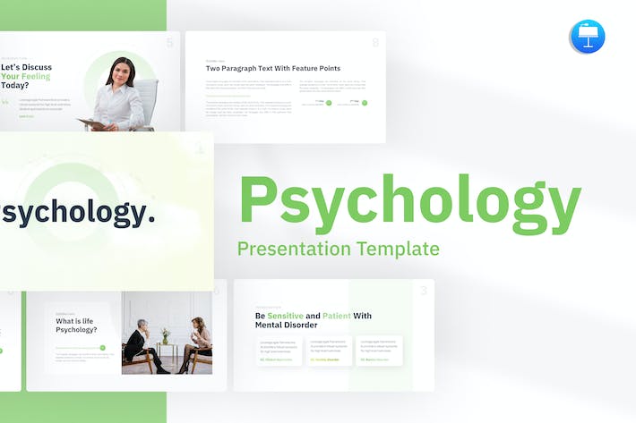心理学医疗保健主题keynote模板 - PPT派