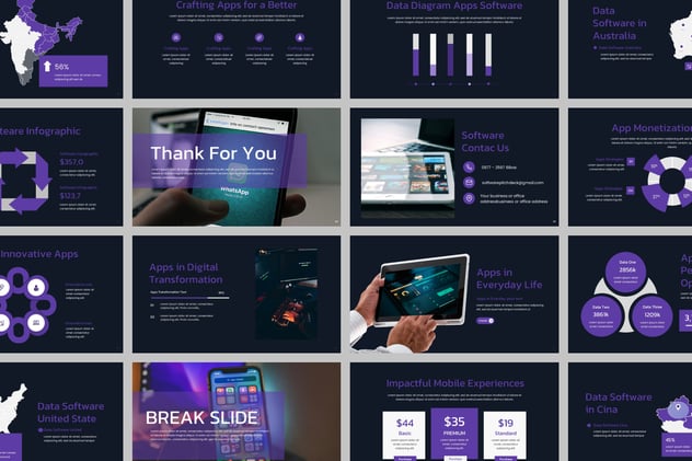 AI科技人工智能应用软件PPT模板 - PPT派 AI科技人工智能应用软件PPT模板 - PPT派