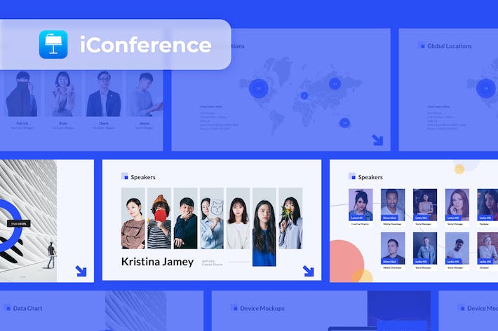 商务展会发布会项目会议keynote模板 - PPT派
