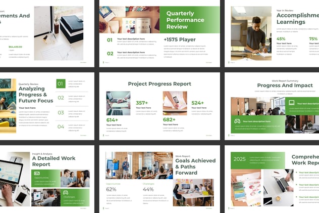 企业工作业绩报告总结PPT模板 - PPT派 企业工作业绩报告总结PPT模板 - PPT派
