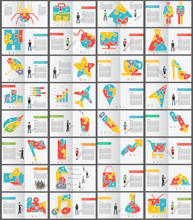 商业人物插画图形keynote模板 - PPT派