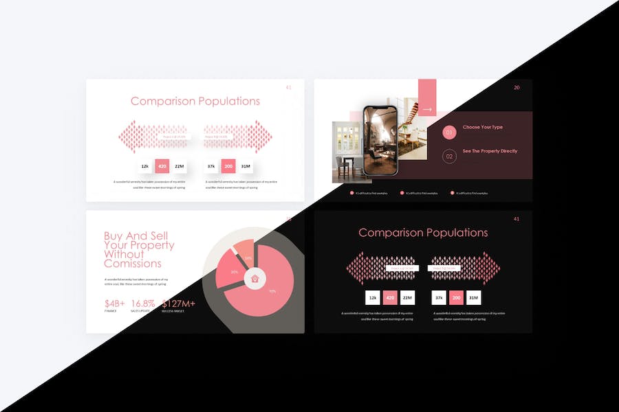 寄宿民宅家庭房地产PPT模板 - PPT派 寄宿民宅家庭房地产PPT模板 - PPT派