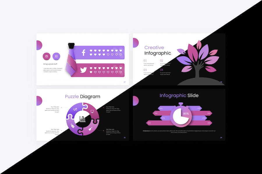精美时尚紫色渐变风商业计划商务合作多用途keynote模板 - PPT派 精美时尚紫色渐变风商业计划商务合作多用途keynote模板 - PPT派