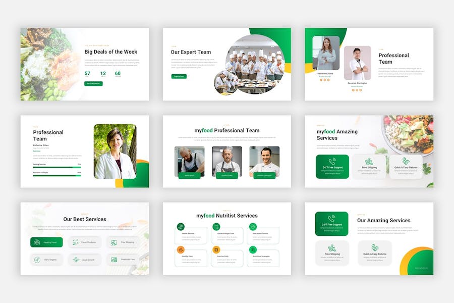 健康营养食品市场分析产品介绍Keynote模板 - PPT派
