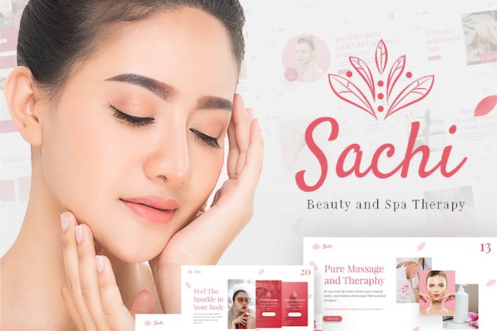 Sachi-美容-水疗-PPT-模板 - PPT派