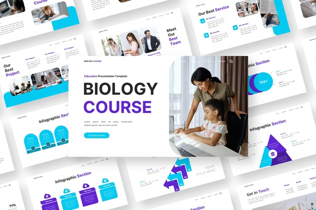 生物教育课程教学知识PPT模板 - PPT派 生物教育课程教学知识PPT模板 - PPT派