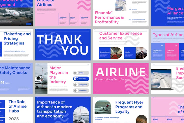航空公司品牌服务营销PPT模板 - PPT派 航空公司品牌服务营销PPT模板 - PPT派