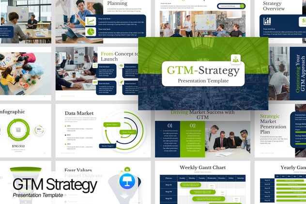 GTM市场战略keynote模板 - PPT派