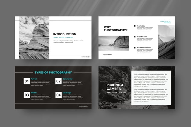 摄影学院在线课程教学PPT模板 - PPT派 摄影学院在线课程教学PPT模板 - PPT派