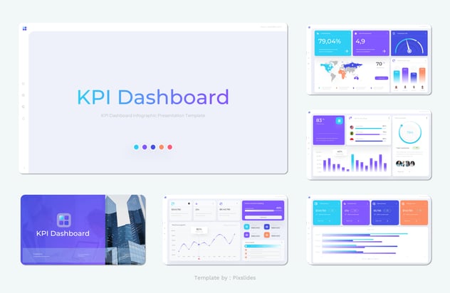 KPI业绩指标监测系统PPT模板 - PPT派 KPI业绩指标监测系统PPT模板 - PPT派