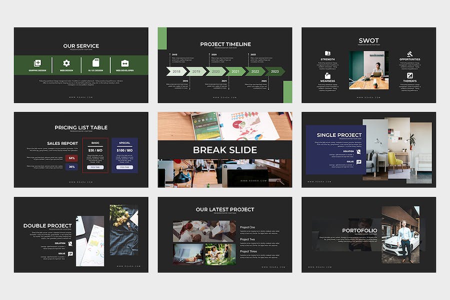 简约多用途项目报告团队展示PPT模板 - PPT派 简约多用途项目报告团队展示PPT模板 - PPT派