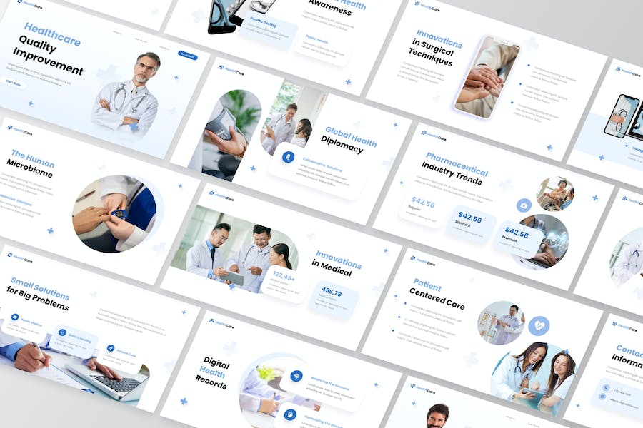 医疗保健综合健康管理PPT模板 - PPT派 医疗保健综合健康管理PPT模板 - PPT派