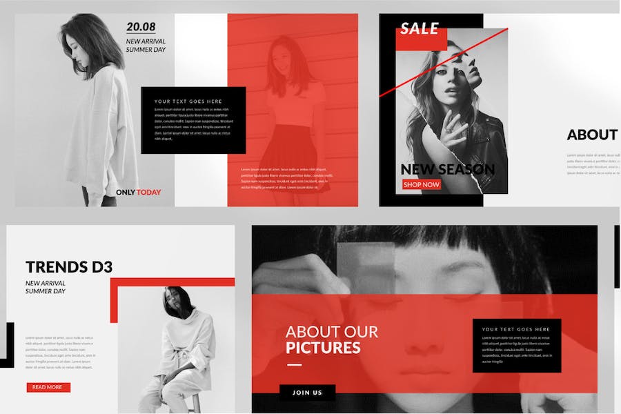 时尚女性品牌业务推广项目展示Keynote模板 - PPT派 时尚女性品牌业务推广项目展示Keynote模板 - PPT派