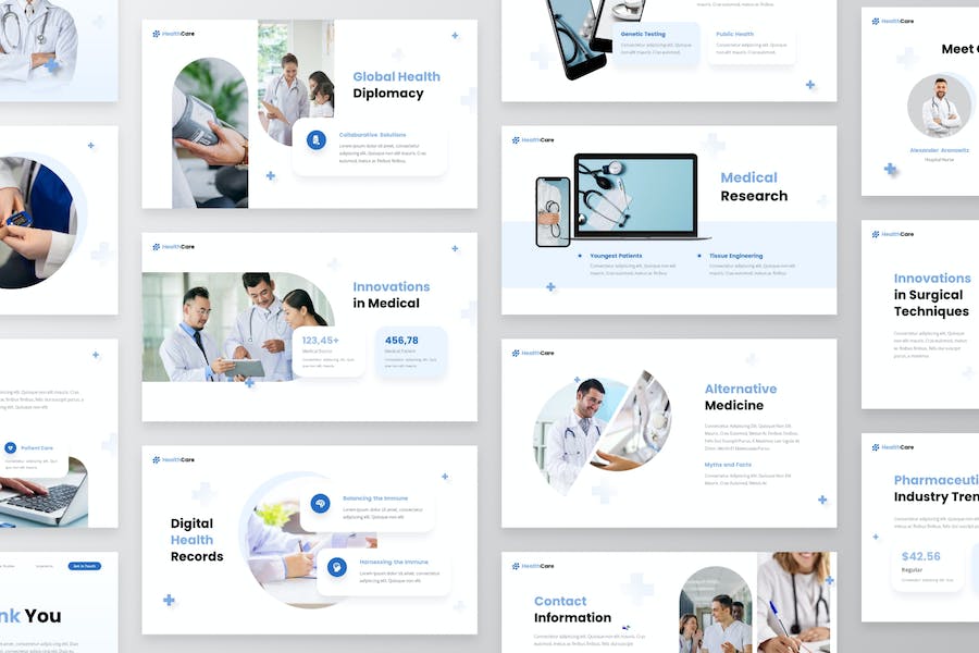 医疗保健综合健康管理PPT模板 - PPT派 医疗保健综合健康管理PPT模板 - PPT派