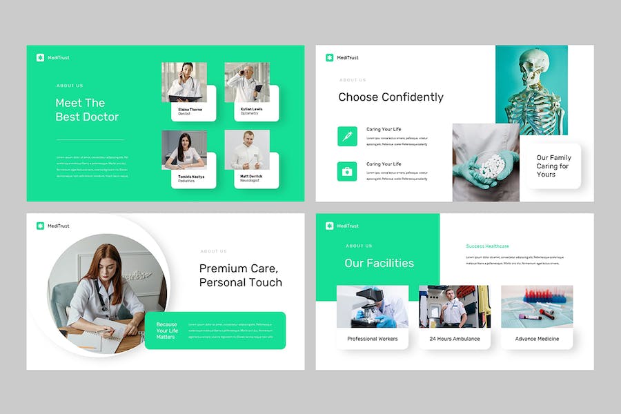 医疗信托健康管理咨询服务PPT模板 - PPT派 医疗信托健康管理咨询服务PPT模板 - PPT派