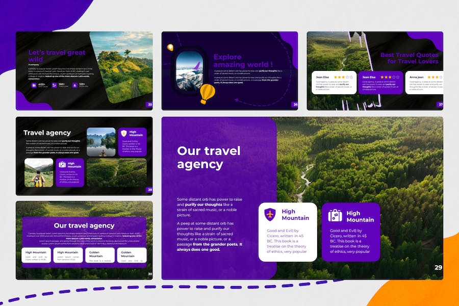 旅行社旅游公司keynote模板 - PPT派 旅行社旅游公司keynote模板 - PPT派