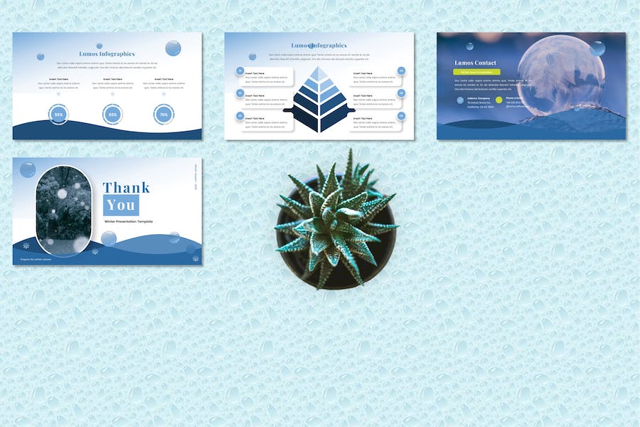 冬季雪景节日氛围Keynote模板 - PPT派 冬季雪景节日氛围Keynote模板 - PPT派