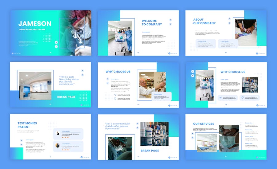 医院医疗保健综合运营管理Keynote模板 - PPT派 医院医疗保健综合运营管理Keynote模板 - PPT派