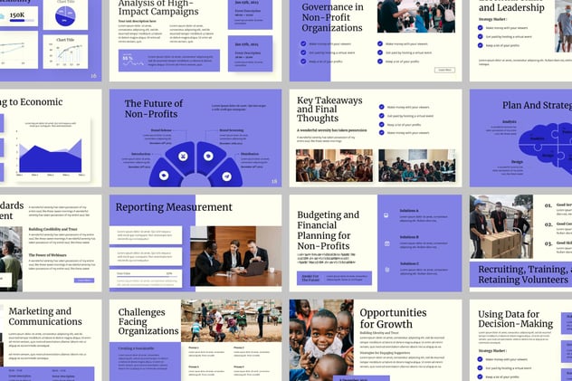 非营利公益机构品牌管理Keynote模板 - PPT派