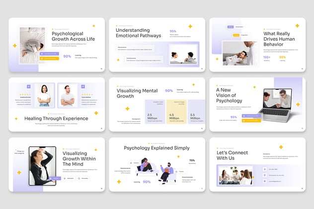 心理学心理健康治疗PPT模板 - PPT派 心理学心理健康治疗PPT模板 - PPT派