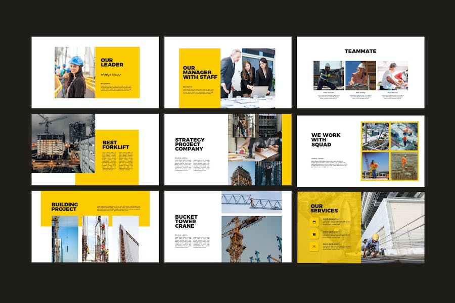 建筑施工公司业务营销PPT模板 - PPT派 建筑施工公司业务营销PPT模板 - PPT派
