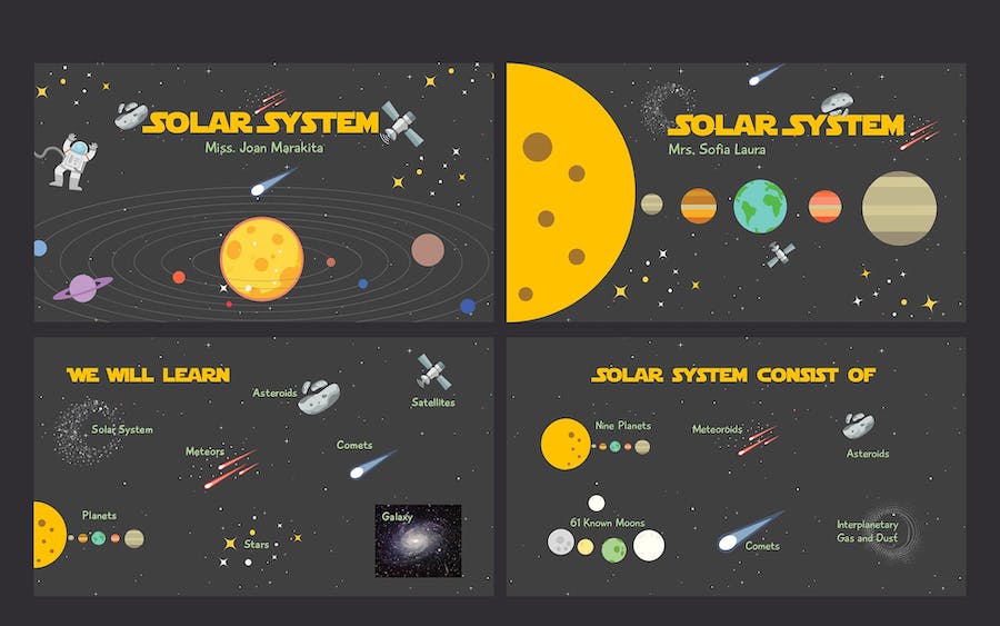 太阳系天文科学教育课程PPT模板 - PPT派 太阳系天文科学教育课程PPT模板 - PPT派