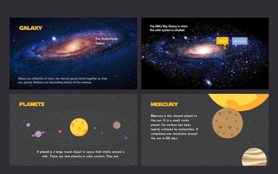 太阳系天文科学教育课程PPT模板 - PPT派 太阳系天文科学教育课程PPT模板 - PPT派