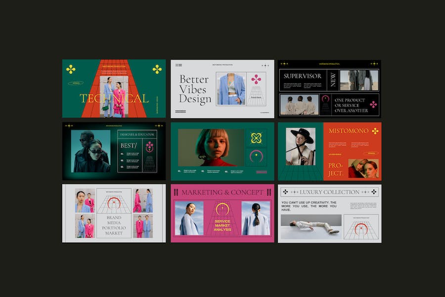 单色极简商务品牌视觉Keynote模板 - PPT派 单色极简商务品牌视觉Keynote模板 - PPT派