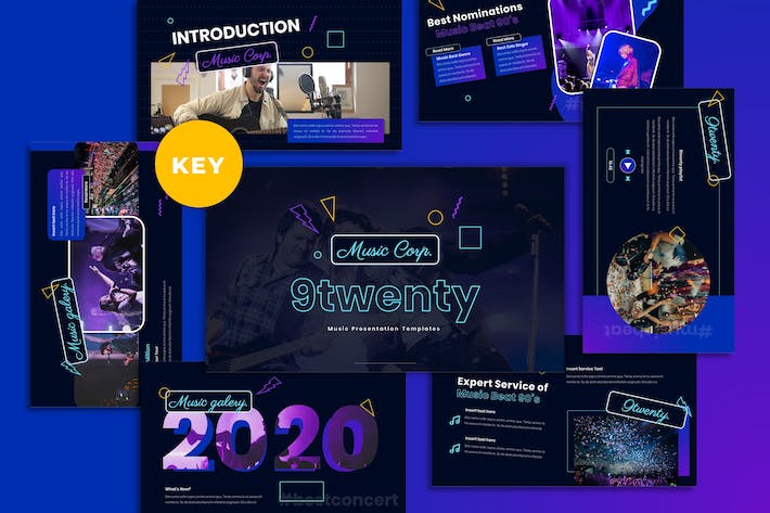 音乐工业产业发展讲述方案Keynote模板 - PPT派