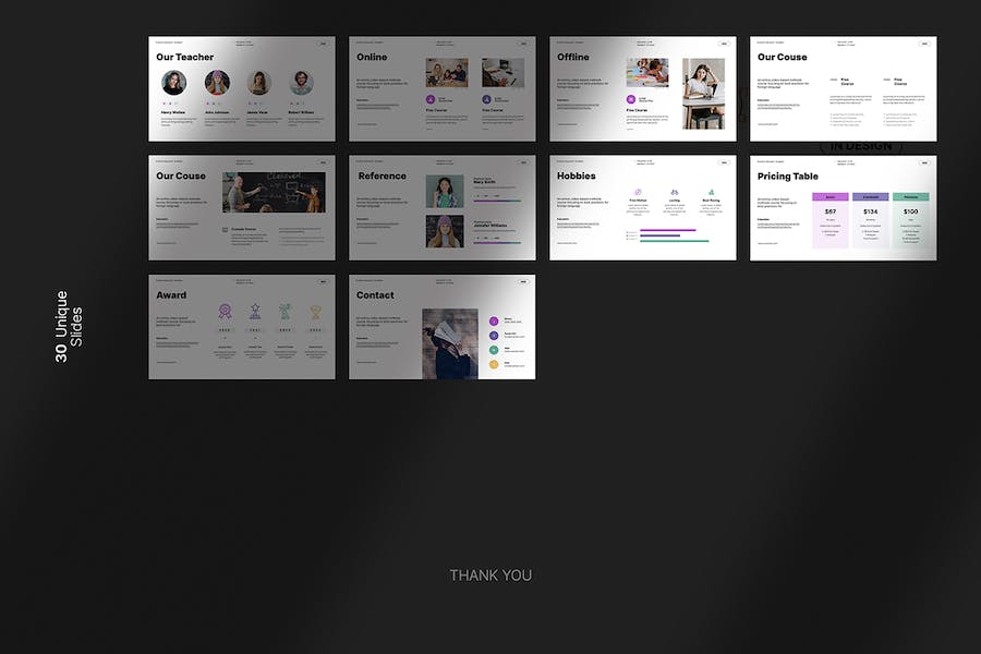 教育培训课程机构彩色PPT模板 - PPT派 教育培训课程机构彩色PPT模板 - PPT派